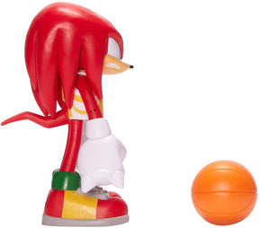 Sonic the Hedgehog 4 Inch Bendable Figure | Basketball Knuckles