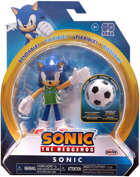 Sonic the Hedgehog 4 Inch Bendable Figure | Soccor Sonic
