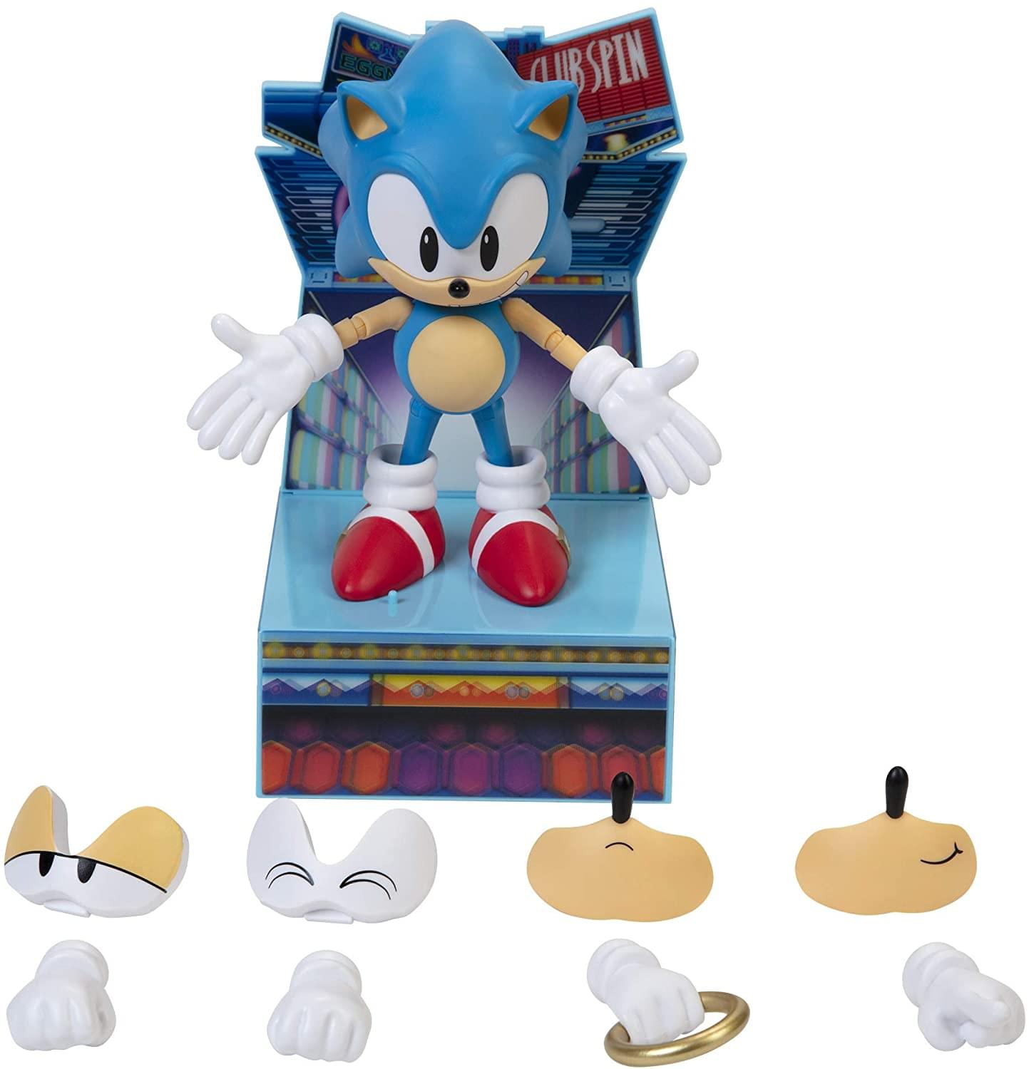 J&G Sonic The Hedgehog Toys Action Figure 6 PCS 5.7 Inch Tall