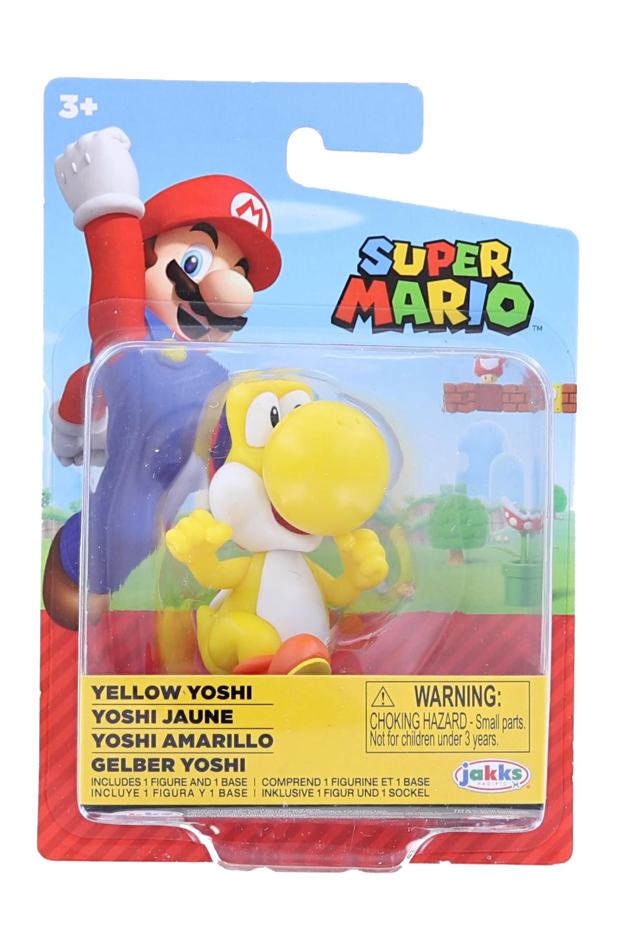 Super Mario World of Nintendo 2.5 Inch Figure | Yellow Yoshi