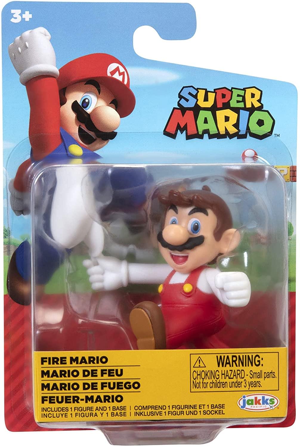 Super Mario World of Nintendo 2.5 Inch Figure | Tipping Hat Fire Mario