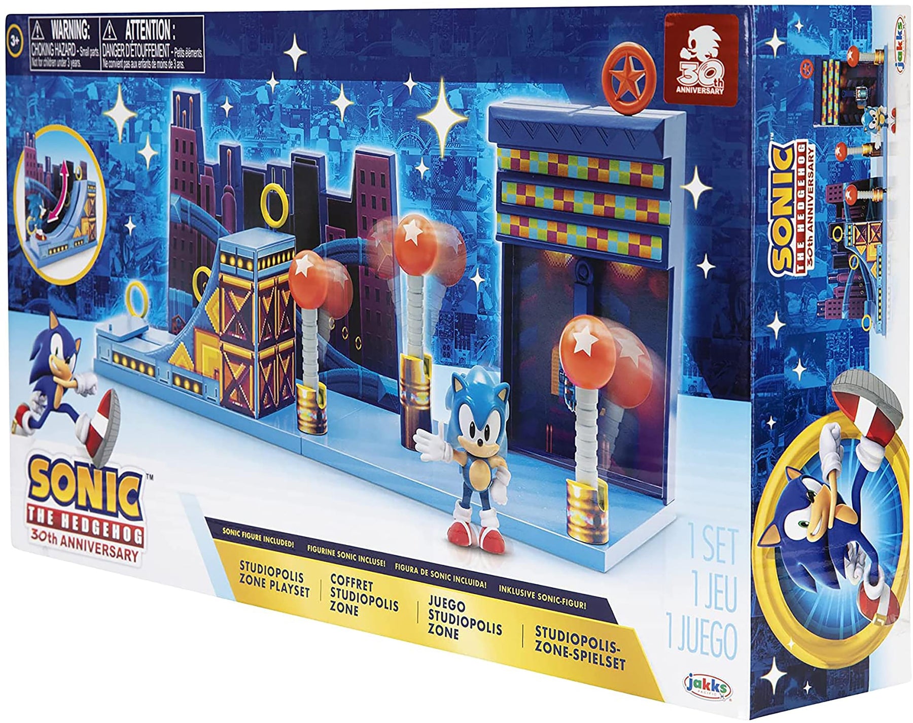 Sonic the Hedgehog 2.5 Inch Figure Playset | Studiopolis Zone