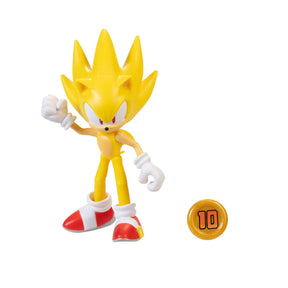 Sonic the Hedgehog 4 Inch Figure | Modern Super Sonic