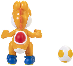 Super Mario World of Nintendo 4 Inch Figure | Orange Yoshi
