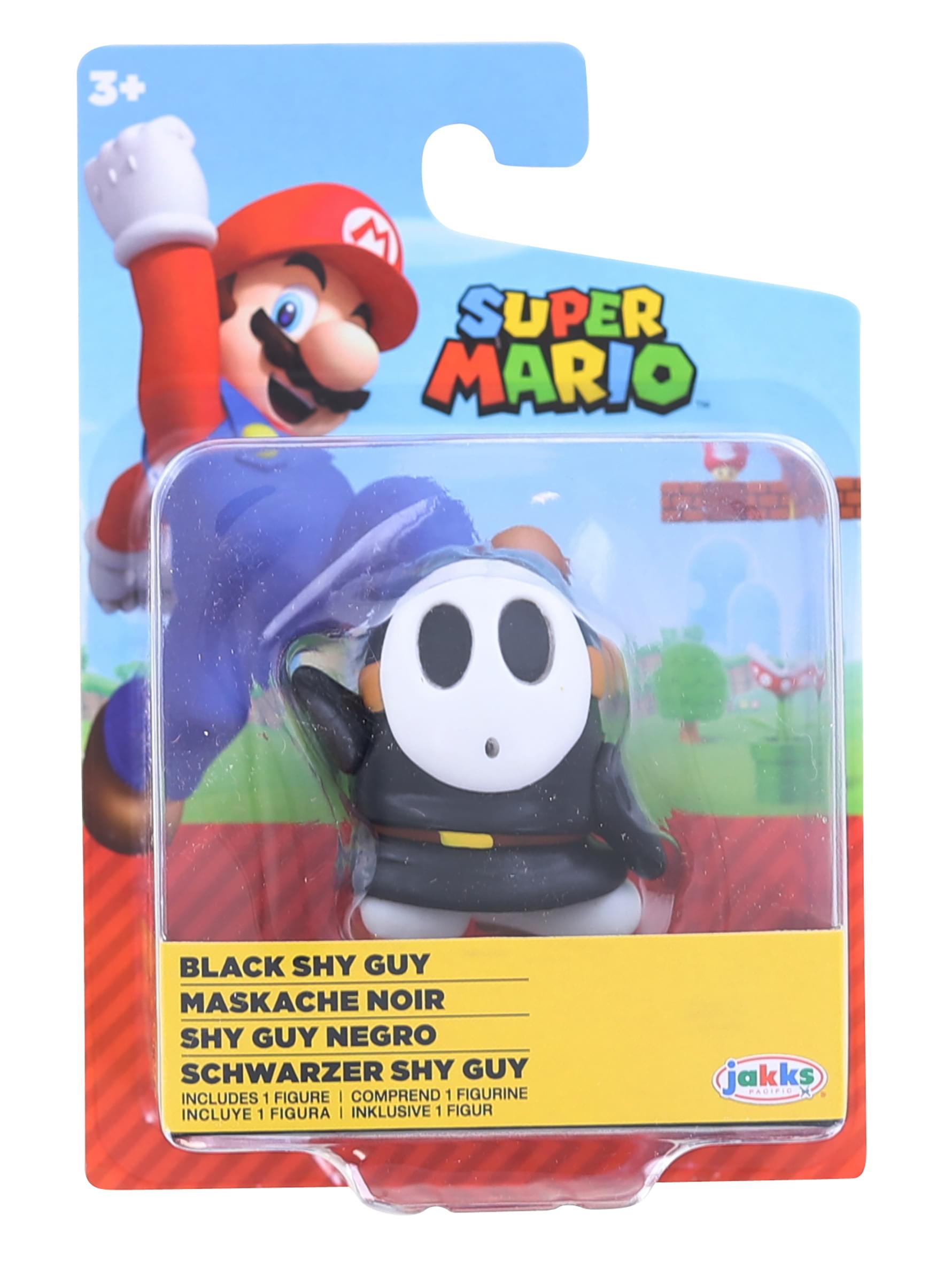Super Mario World of Nintendo 2.5 Inch Figure | Black Shy Guy