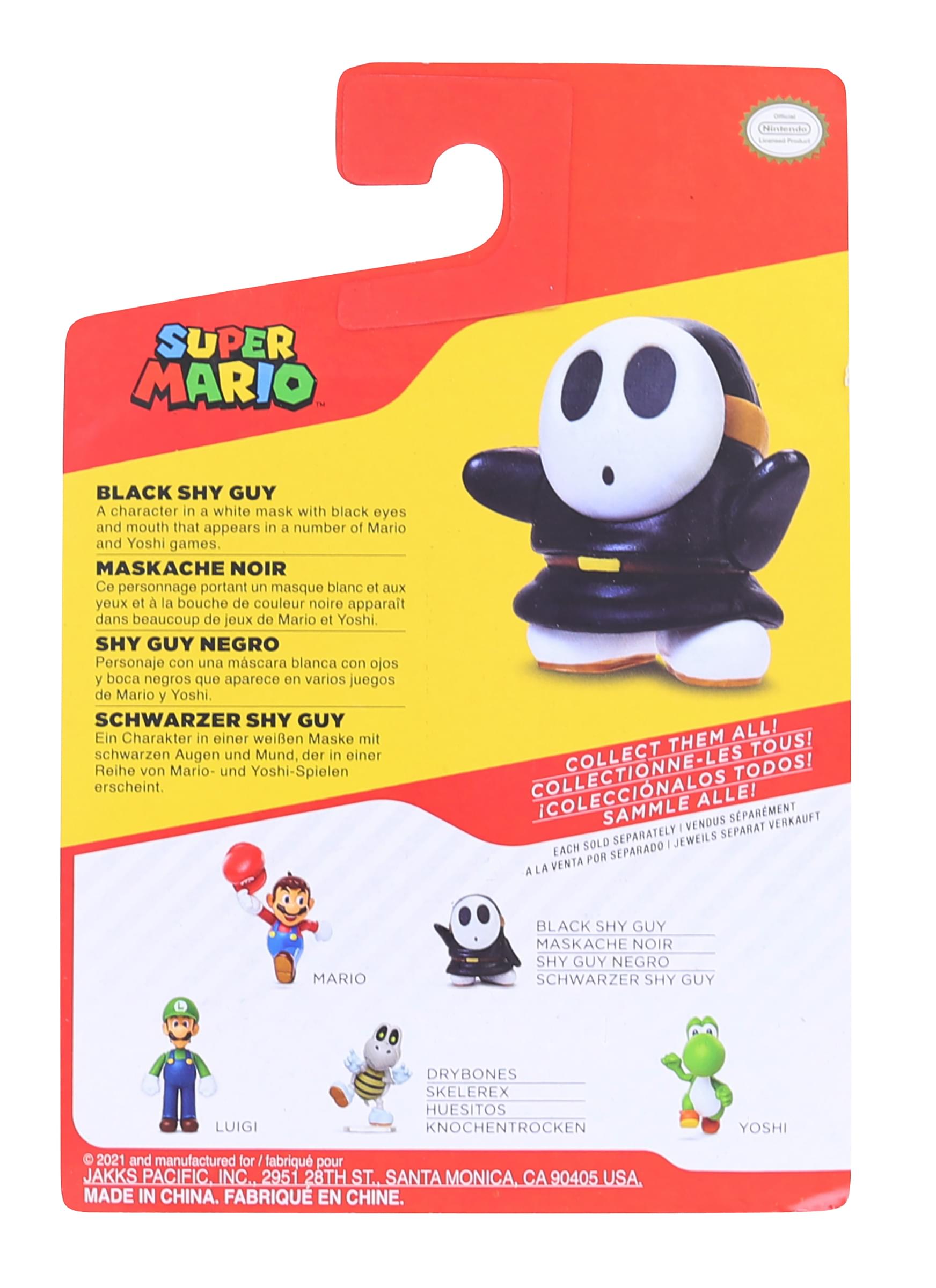 Super Mario World of Nintendo 2.5 Inch Figure | Black Shy Guy
