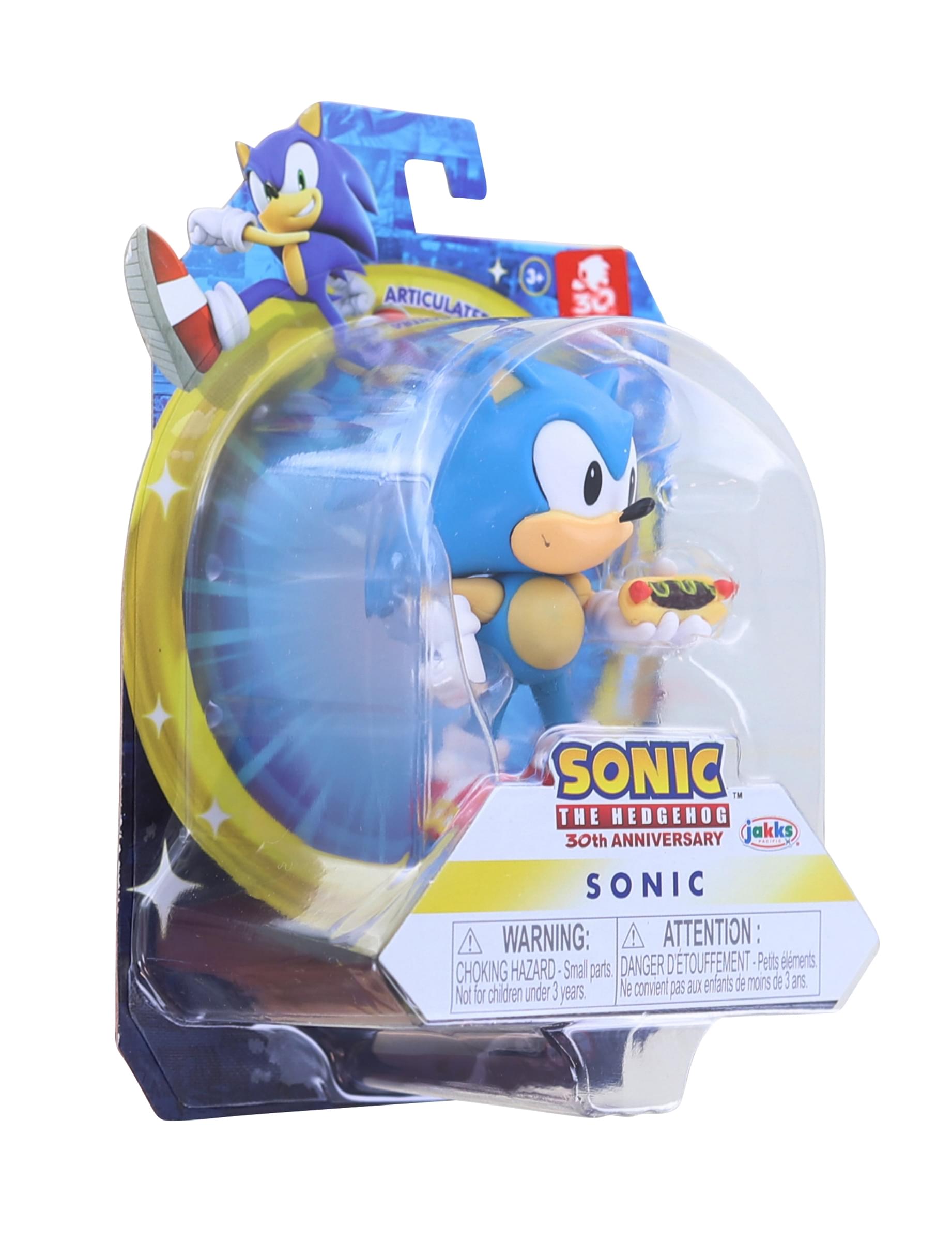 Sonic the Hedgehog 2.5 Inch Figure | Classic Sonic w/ Hot Dog