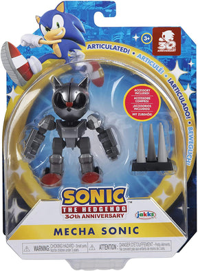 Sonic the Hedgehog 4 Inch Figure | Mecha Sonic