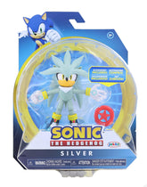 Sonic the Hedgehog 4 Inch Figure | Silver (Modern) with Red Star Ring