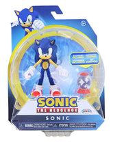 Sonic the Hedgehog 4 Inch Figure | Sonic (Modern) with Invincible Item Box