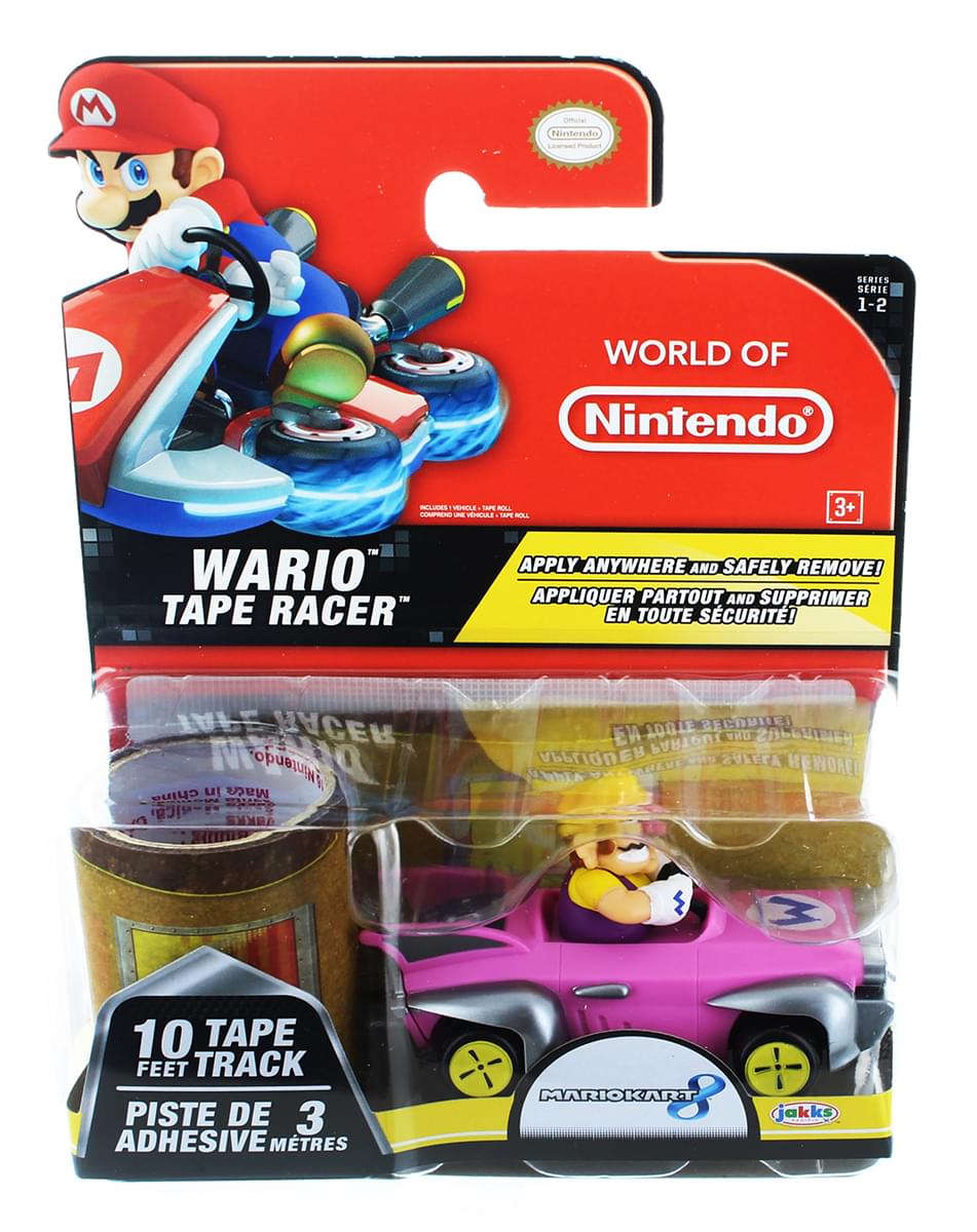 Nintendo Tape Racers Wave 2: Wario w/ Wario Stadium Tape