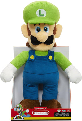 Super Mario World of Nintendo Jumbo 20 Inch Plush Luigi