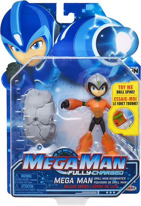 Mega Man Fully Charged 7 Inch Action Figure | Drill Man