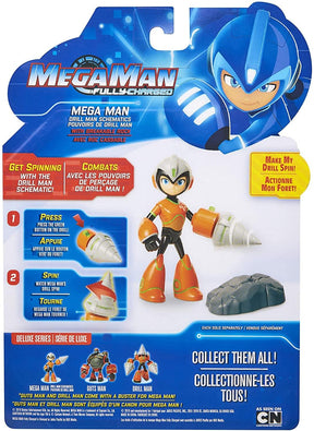 Mega Man Fully Charged 7 Inch Action Figure | Drill Man
