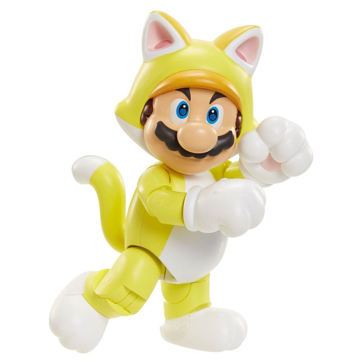 World of Nintendo 4" Figure: Cat Mario