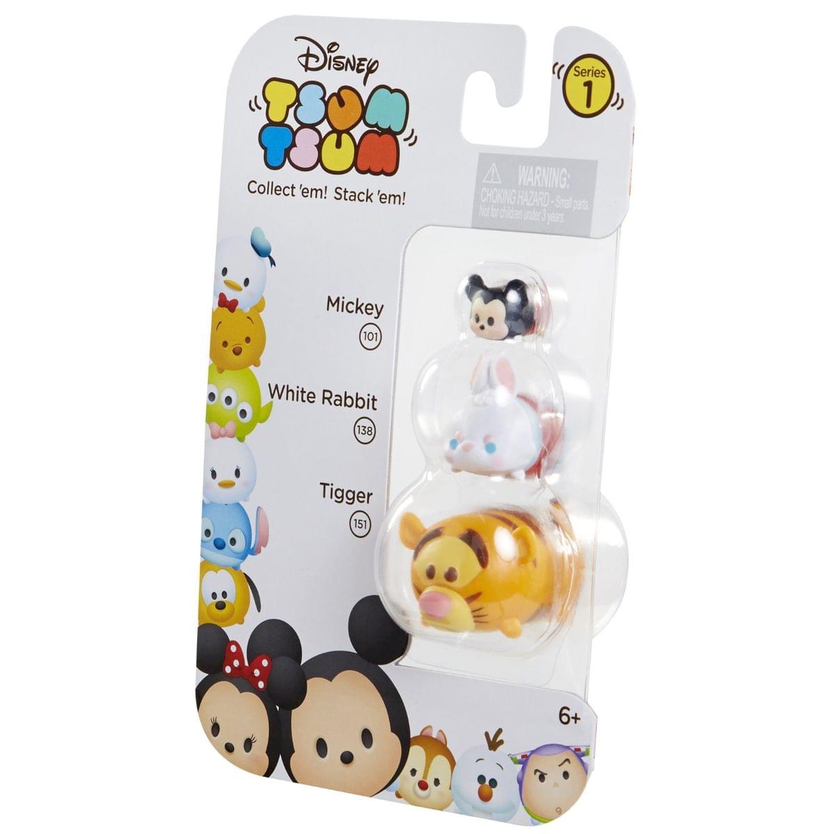 Disney Tsum Tsum 3 Pack: Mickey, White Rabbit, Tigger
