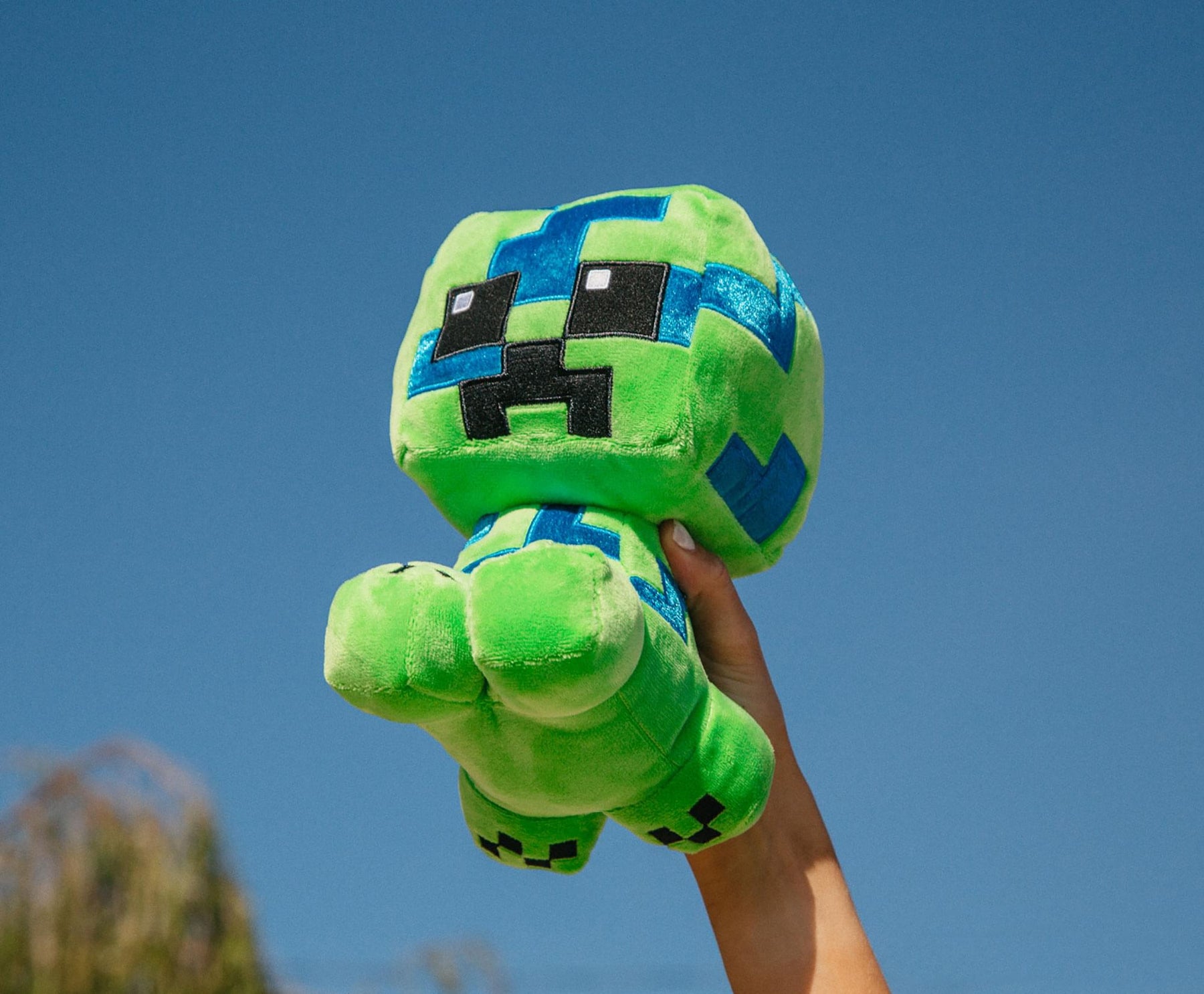 Minecraft Adventure Series Crafter Charged Creeper Plush Toy | 9 Inches Tall