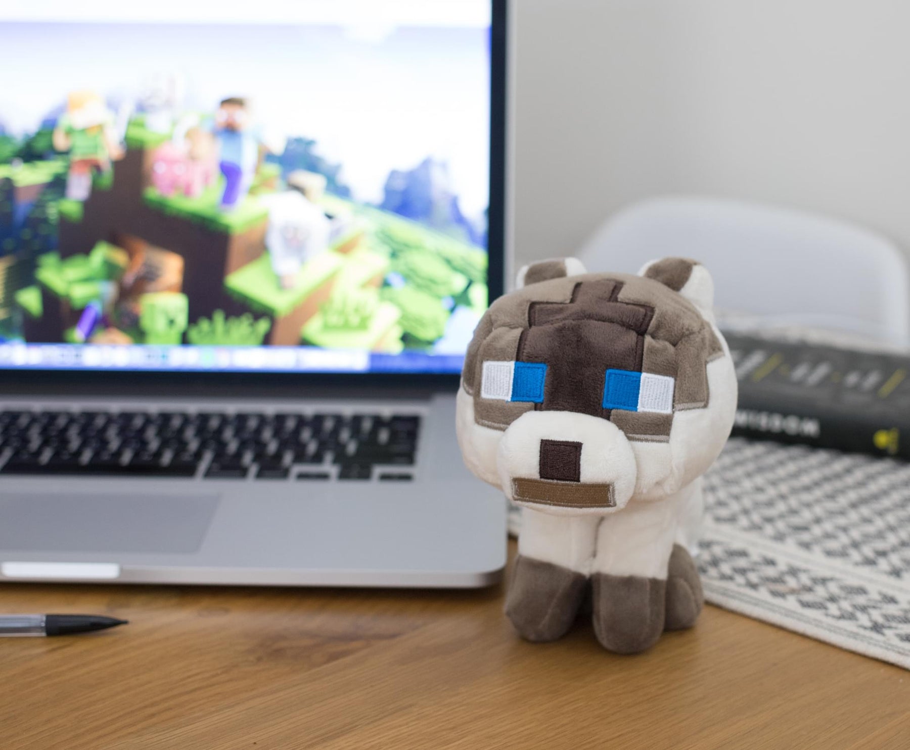 Minecraft Happy Explorer Series Siamese Cat Plush Toy | 5.5 Inches