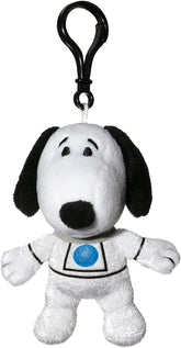 Snoopy in Space 4 Inch Plush Clip | Snoopy in White Astronaut Suit