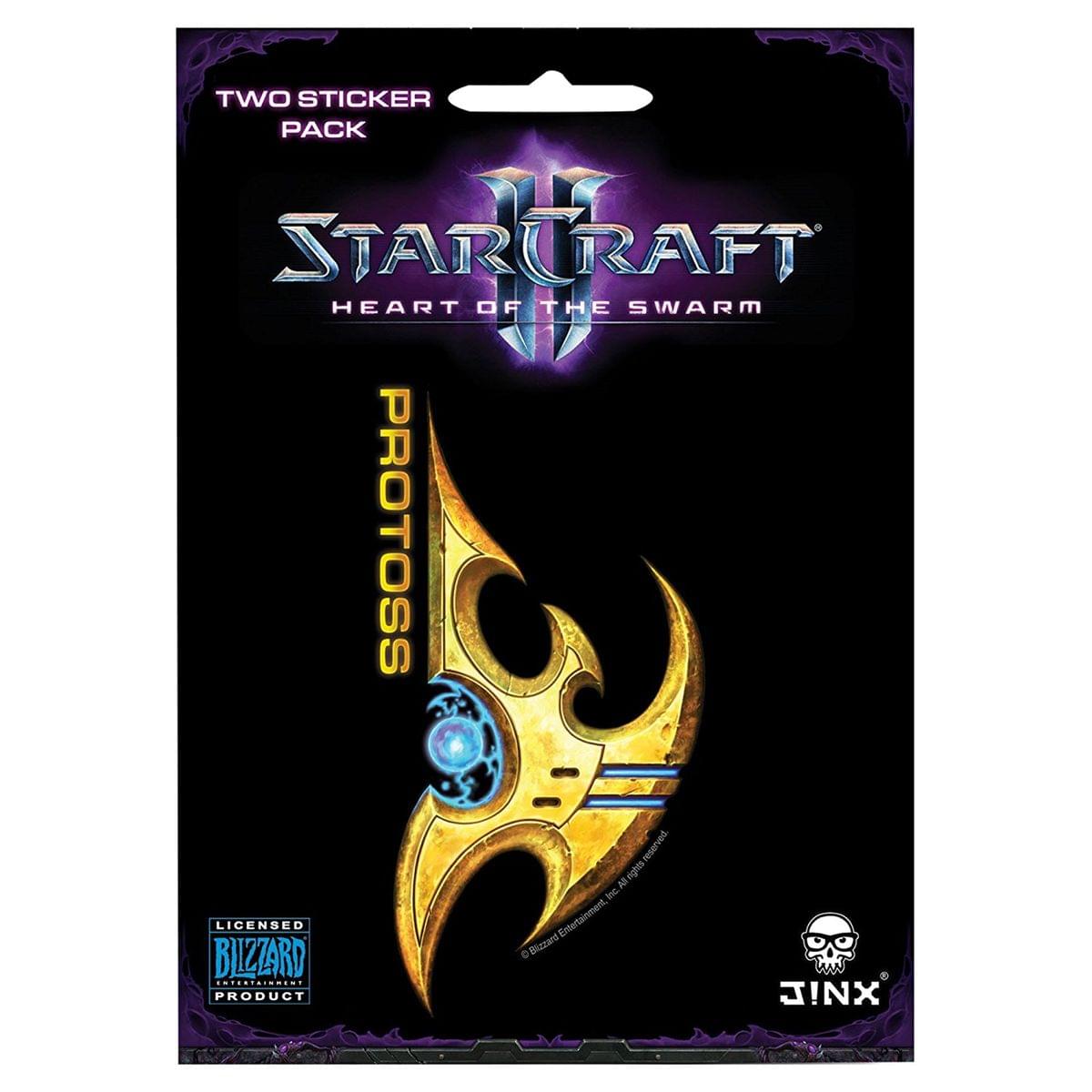 StarCraft II: Heart of the Swarm Multi-size Sticker 2-Pack: Protoss, Yellow