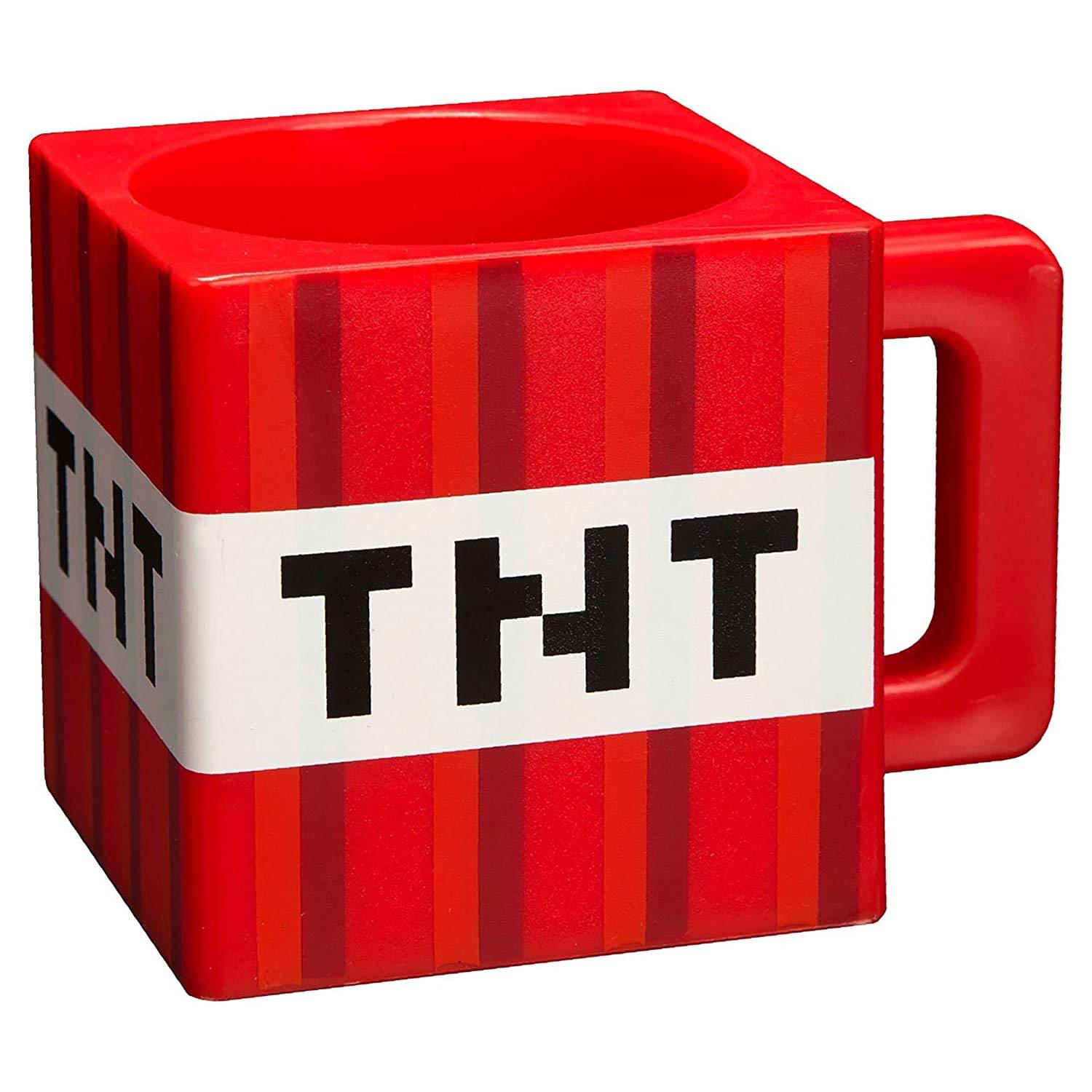 Minecraft TNT 9.8 Ounce Plastic Coffee Mug