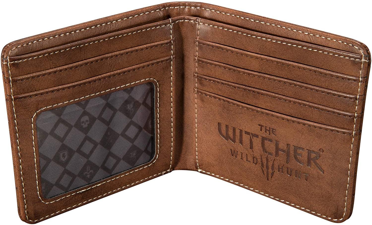 The Witcher 3 White Wolf Brown Bi-Fold Wallet