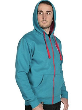 Overwatch Ultimate Zarya Blue/Red Zip-Up Hoodie