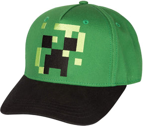 Minecraft Pixel Creeper Youth Snap Back Hat