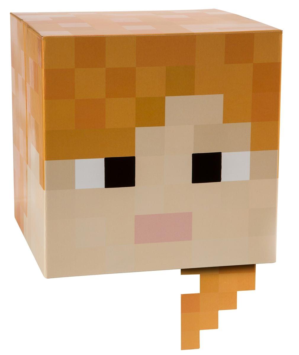 Minecraft 12" Alex Head Costume Mask