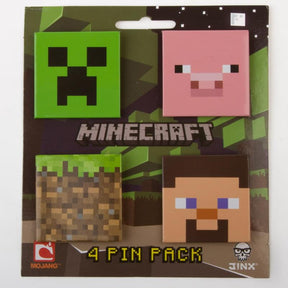 Minecraft 4 Pin Pack