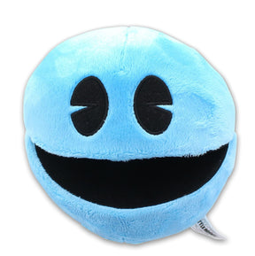 Pac-Man 7 Inch Stuffed Character Plush | Light Blue Pac-Man