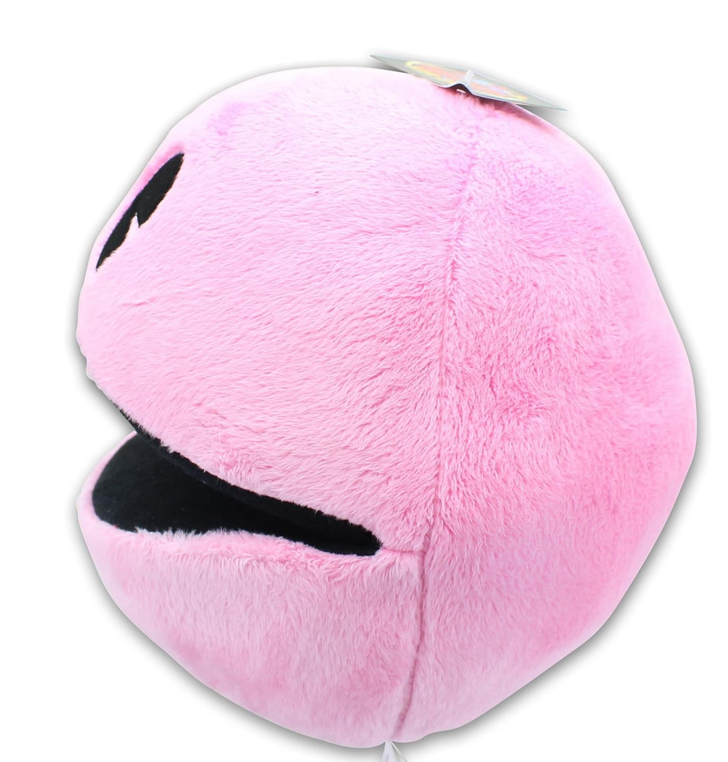 Pac-Man 7 Inch Stuffed Character Plush | Pink Pac-Man
