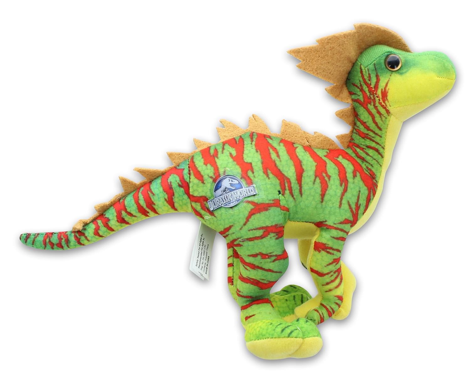 Jurassic World 7 Inch Stuffed Character Plush | Hybrid Green Raptor