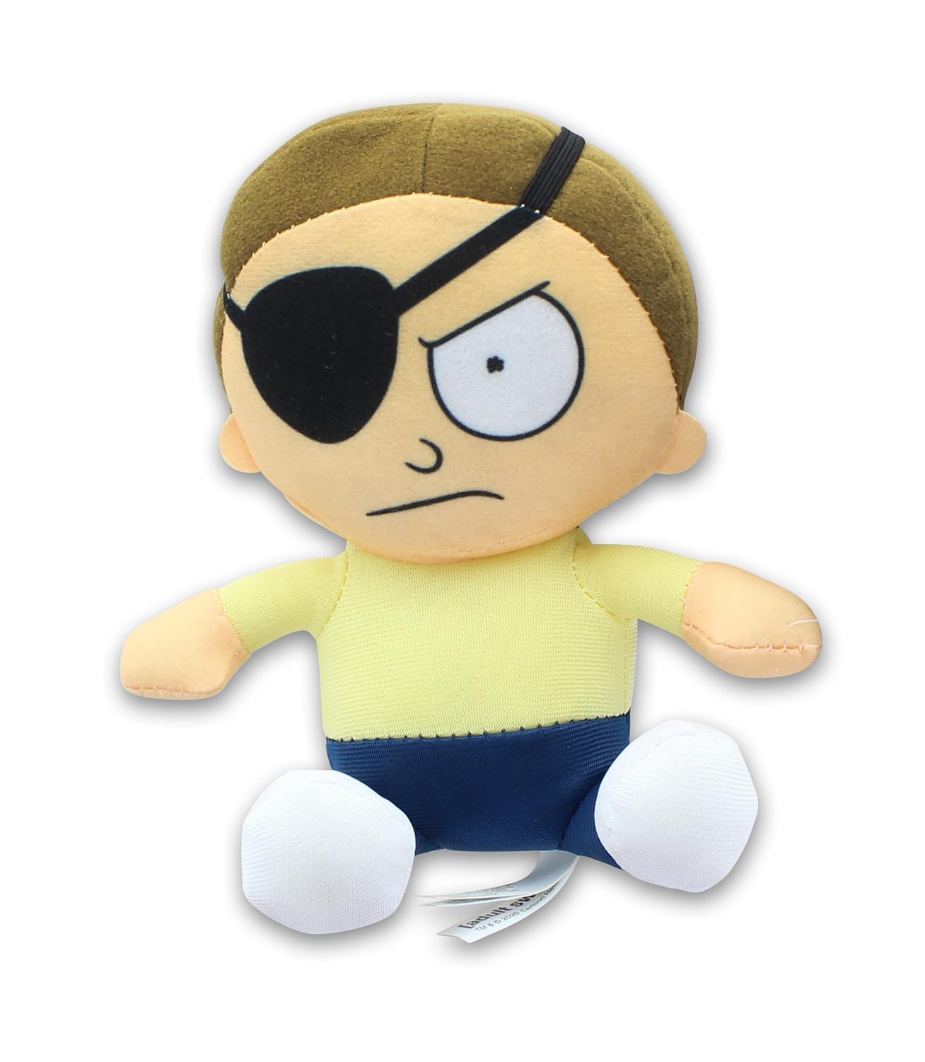 Rick & Morty 8 Inch Stuffed Character Plush | Eyepatch Morty