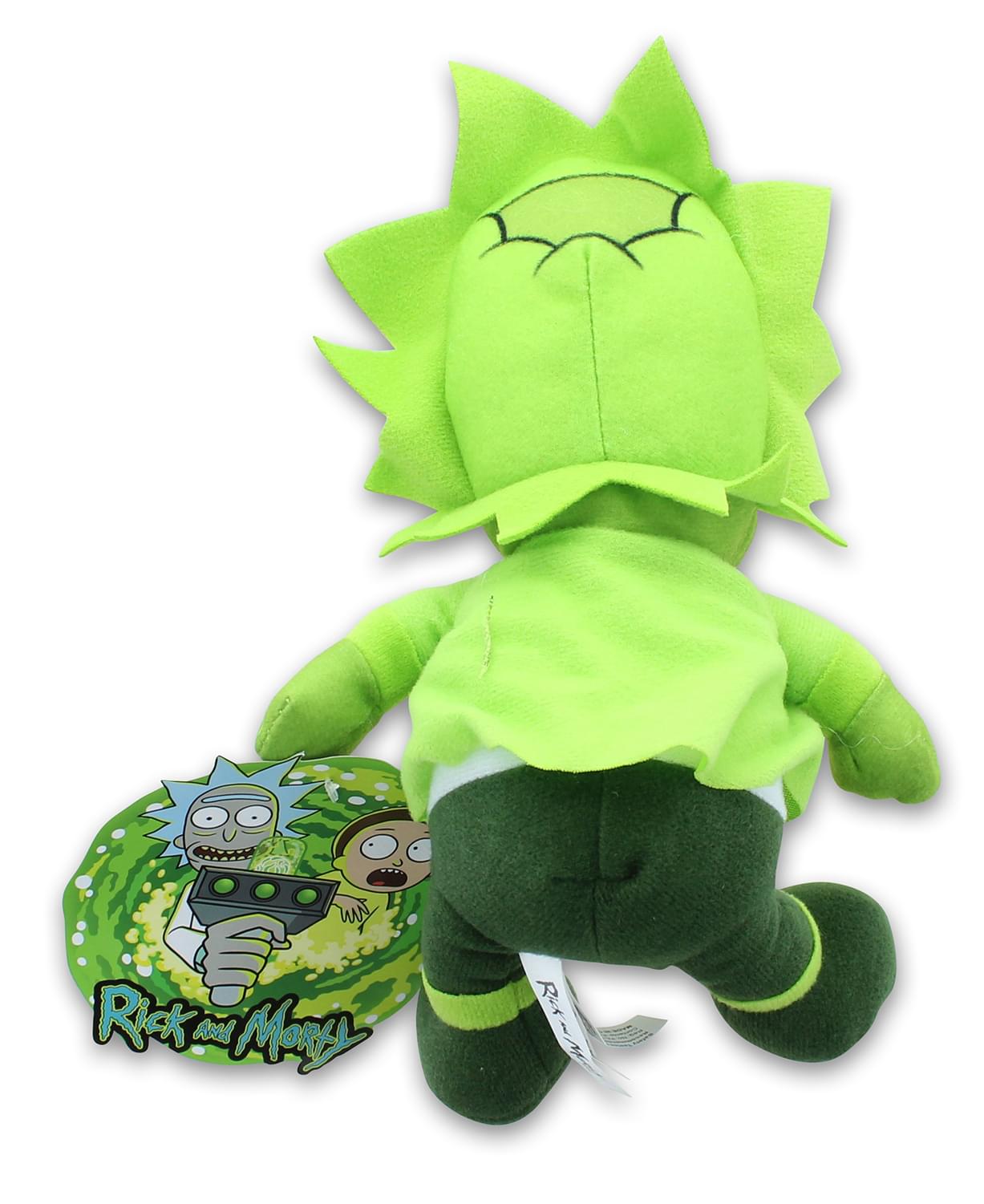 Rick & Morty 8 Inch Stuffed Character Plush | Toxic Rick