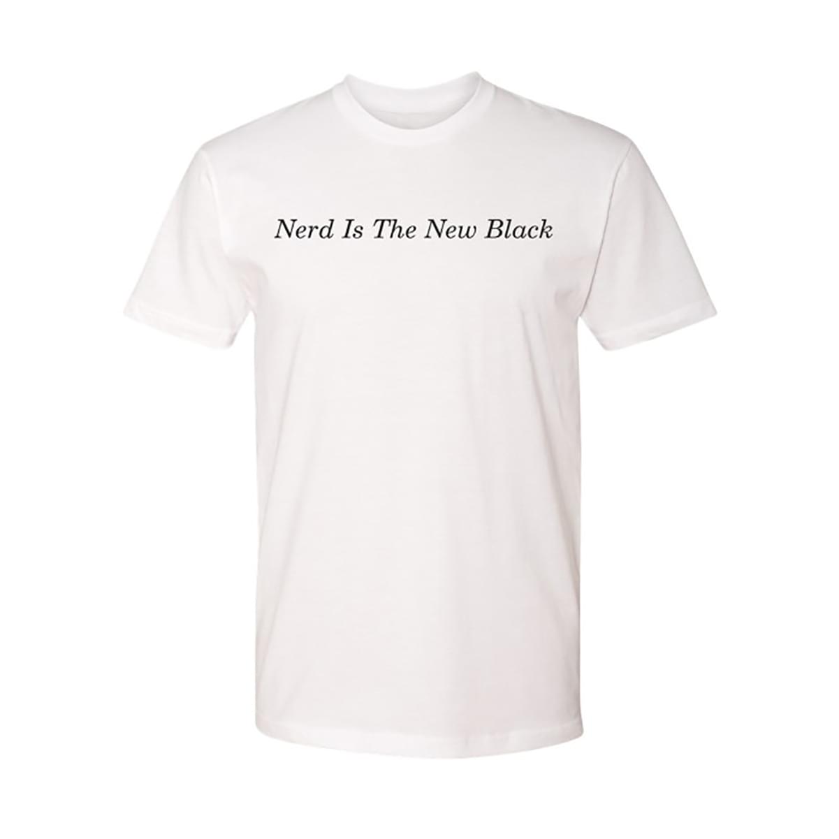 Black-ish Nerd Is The New Black Adult White T-Shirt
