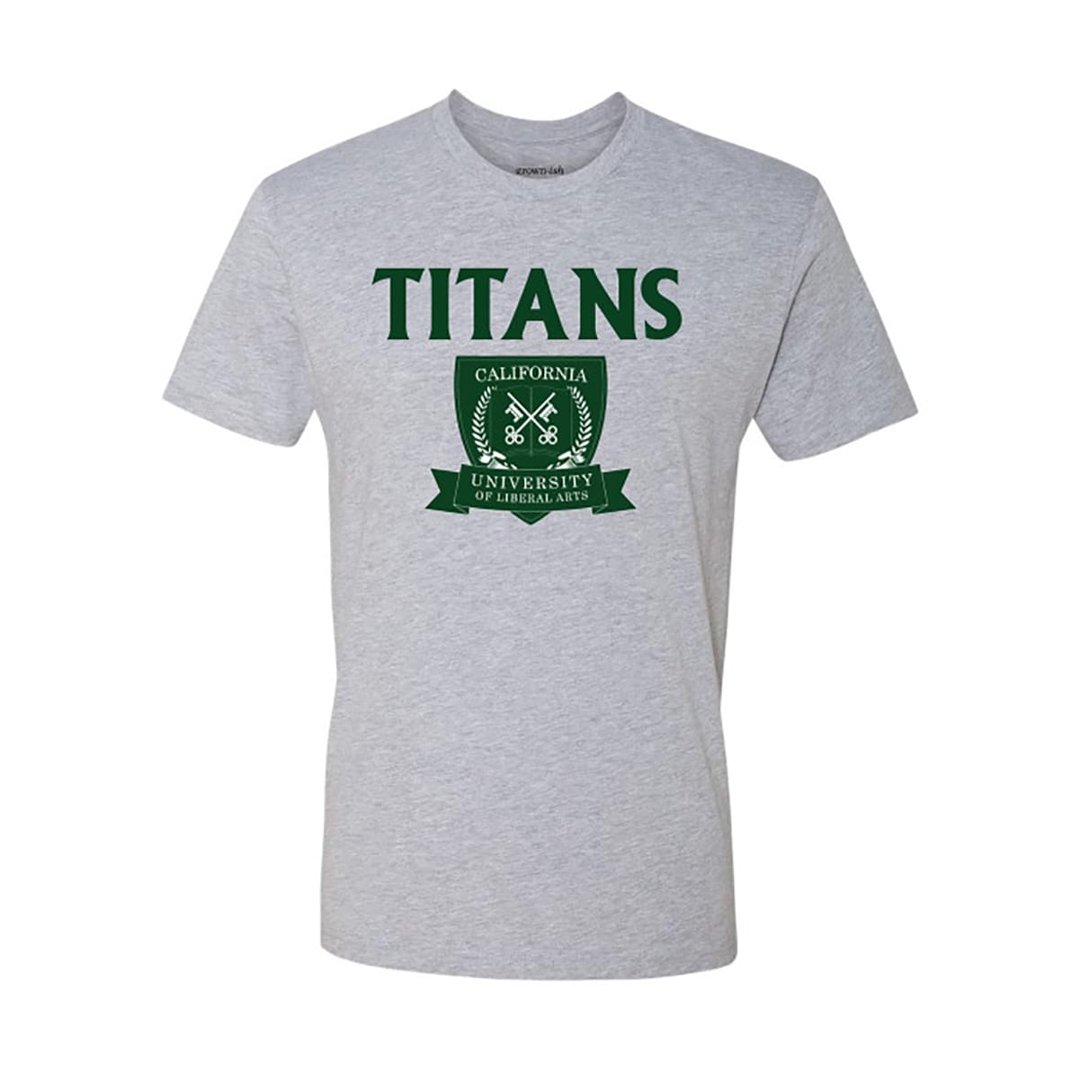 Grown-ish Titans Crest Adult Grey T-Shirt