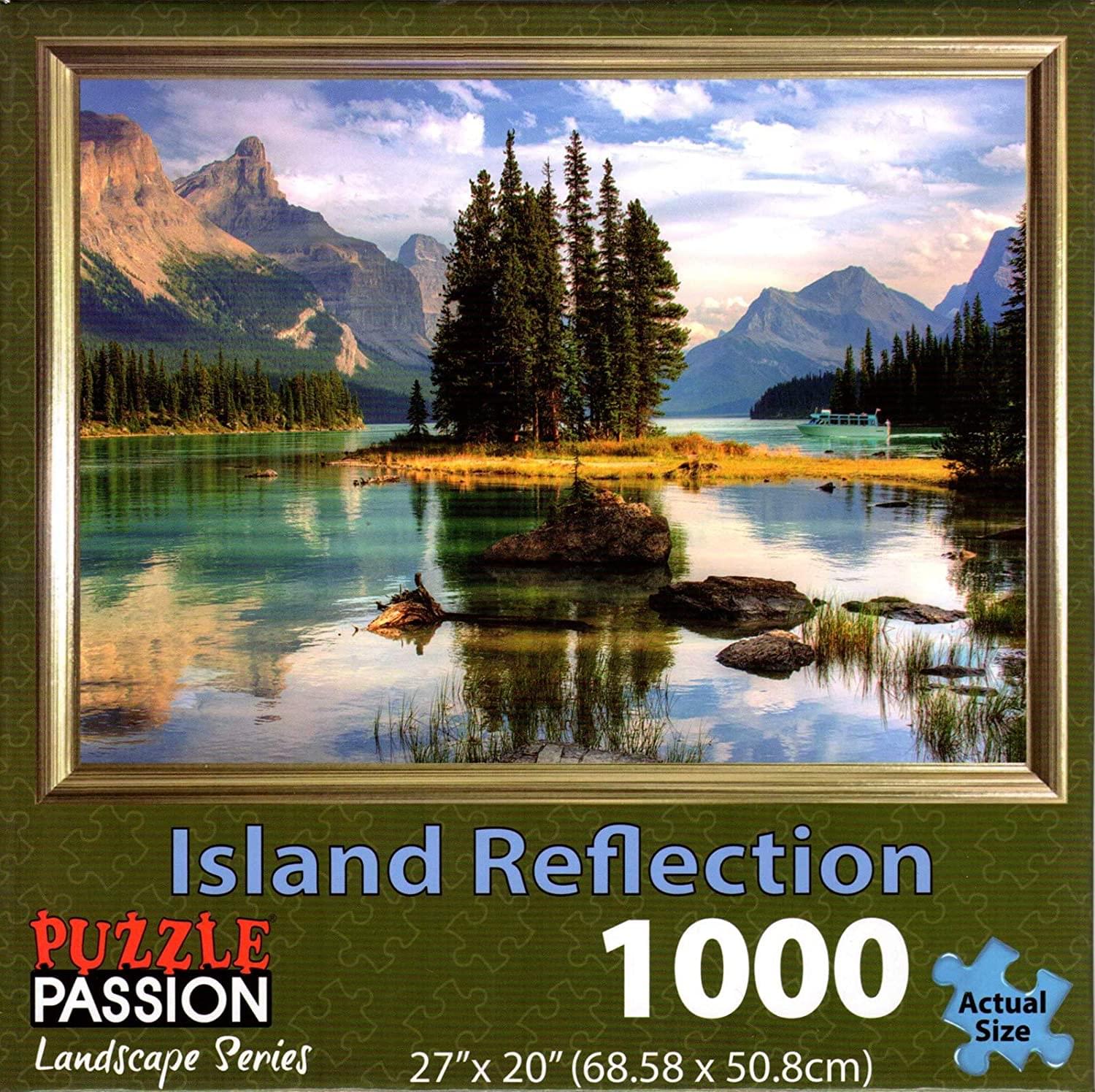 Island Reflection 1000 Piece Landscape Jigsaw Puzzle