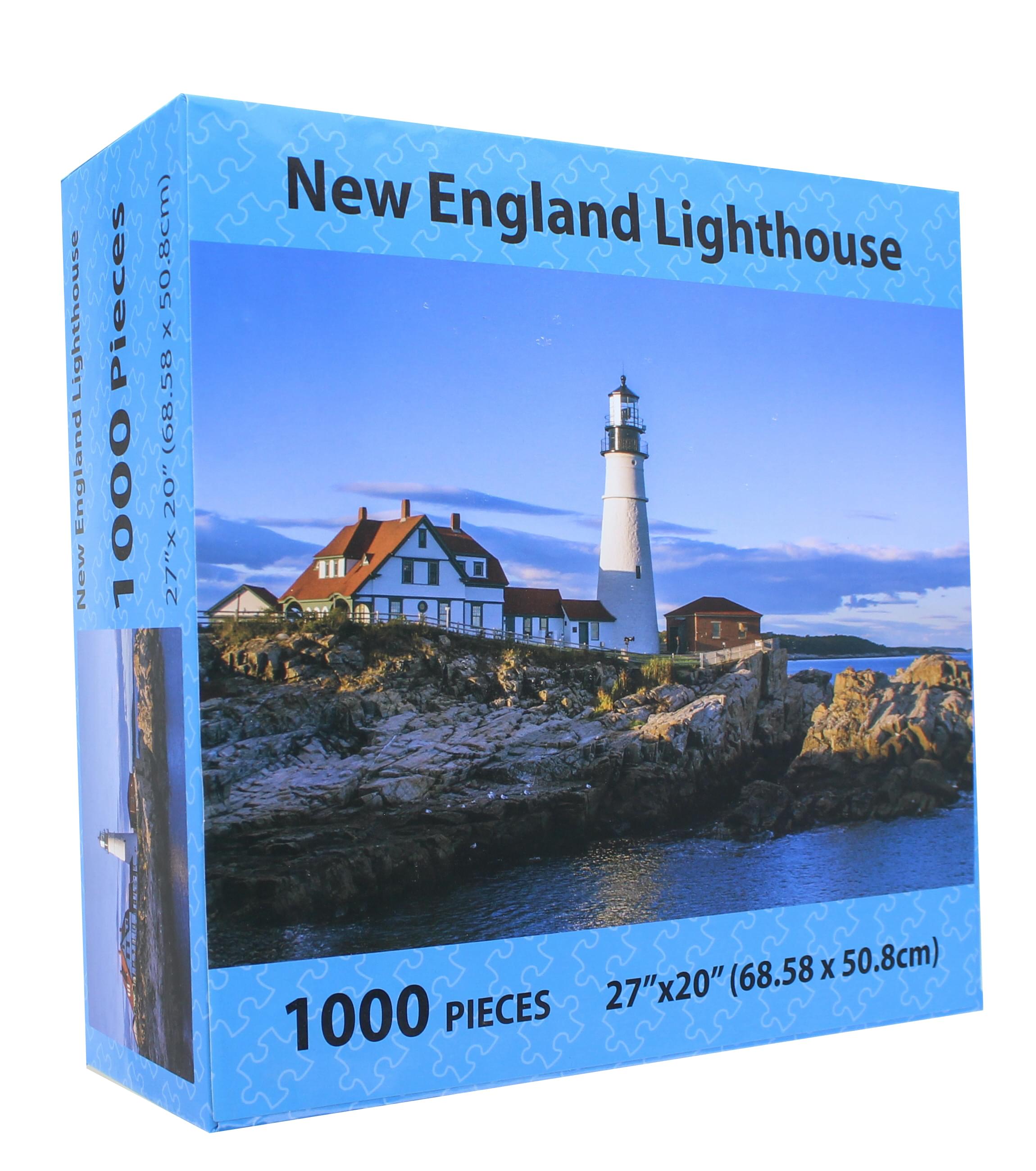 New England Lighthouse 1000 Piece Landscape Jigsaw Puzzle
