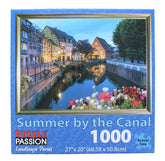 Summer Canal 1000 Piece Landscape Jigsaw Puzzle
