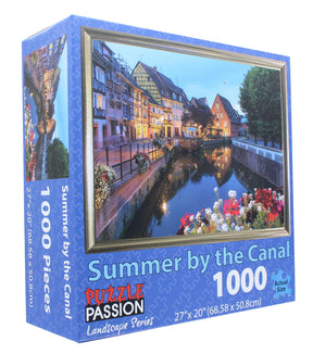 Summer Canal 1000 Piece Landscape Jigsaw Puzzle