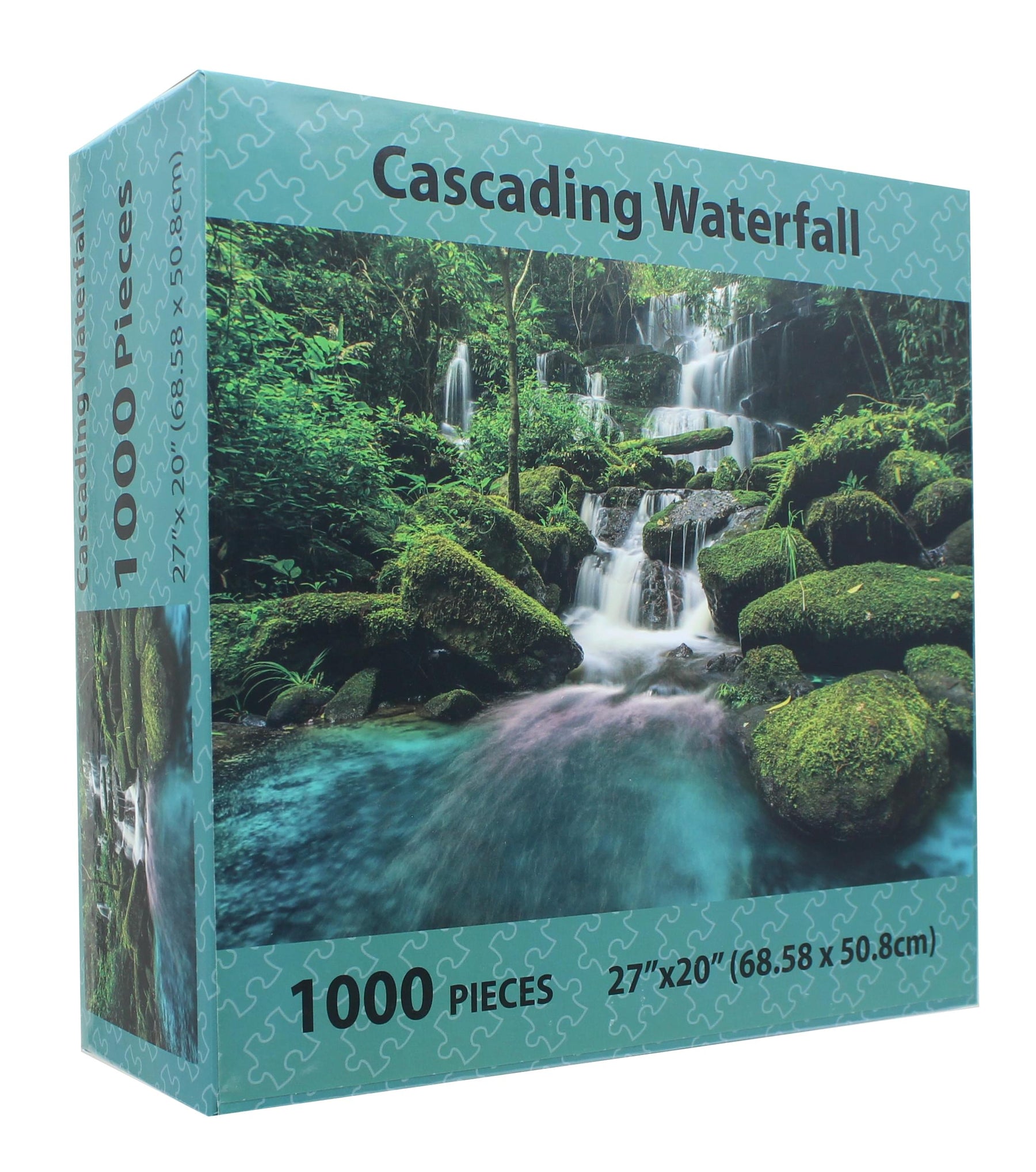 Cascading Waterfall 1000 Piece Landscape Jigsaw Puzzle