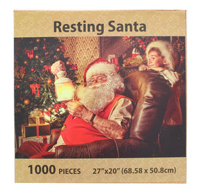 Resting Santa 1000 Piece Jigsaw Puzzle