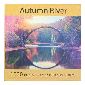 Autumn River 1000 Piece Jigsaw Puzzle