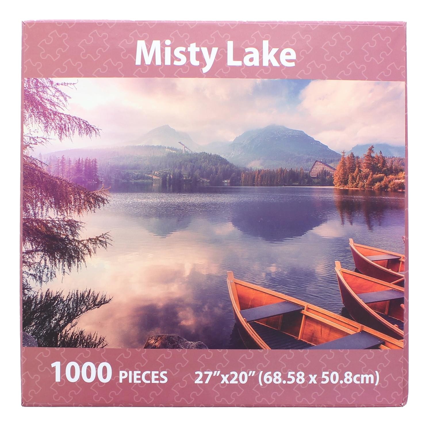 Misty Lake 1000 Piece Jigsaw Puzzle