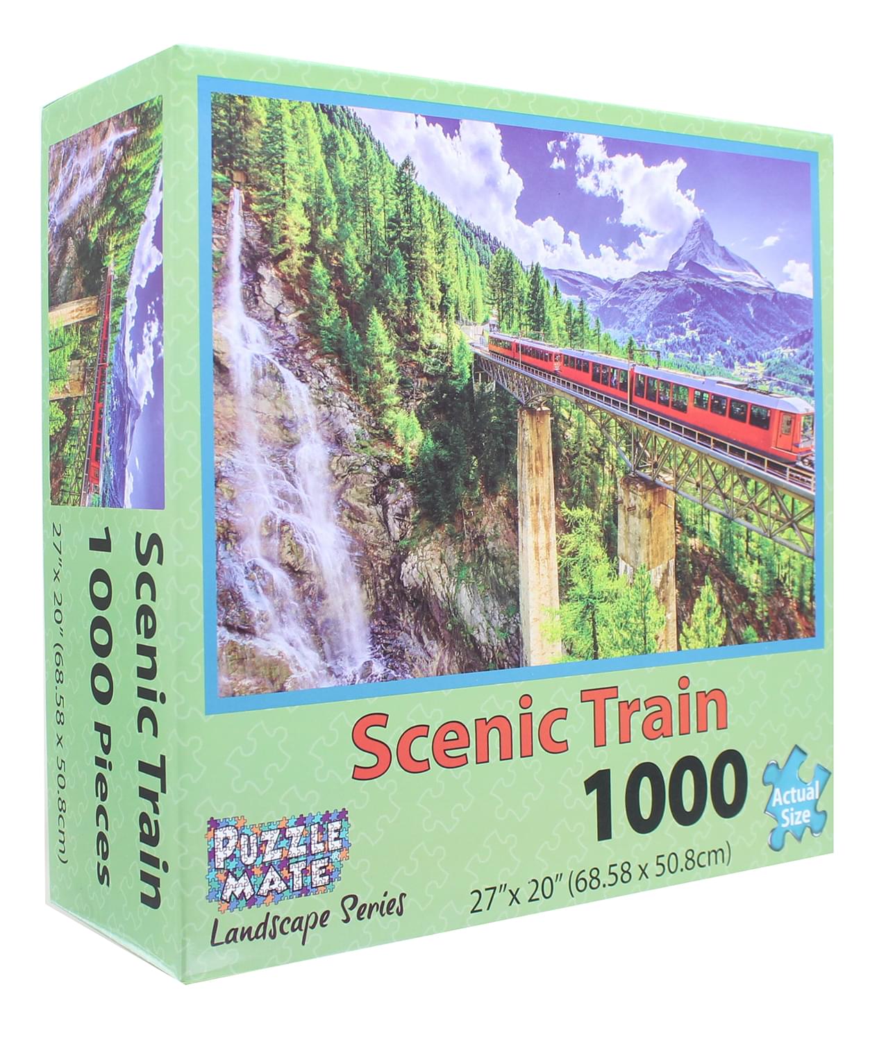 Scenic Train 1000 Piece Jigsaw Puzzle