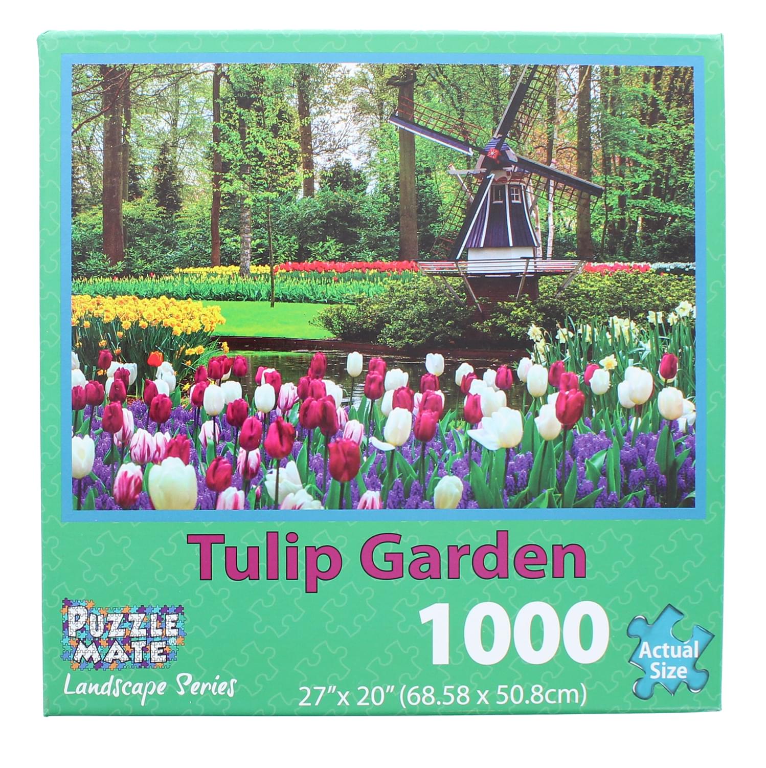 Tulip Garden 1000 Piece Jigsaw Puzzle
