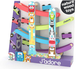 J'adore Wooden Animal Race Track Playset