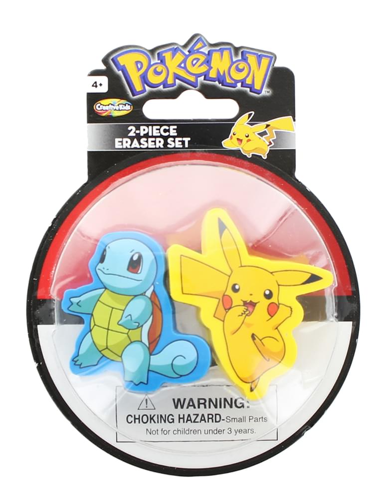Pokemon Eraser 2-Pack