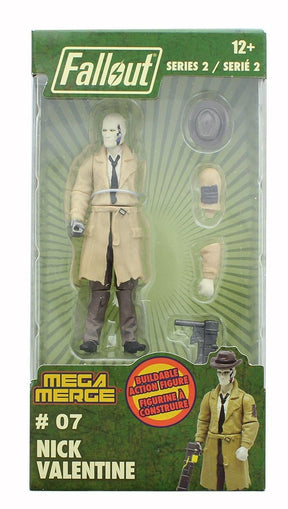 Fallout 4-Inch Mega Merge Action Figure Series 2 - Nick Valentine